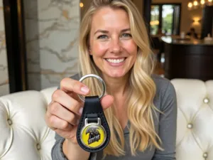 Dog Keychain Durable Racing Sports Version